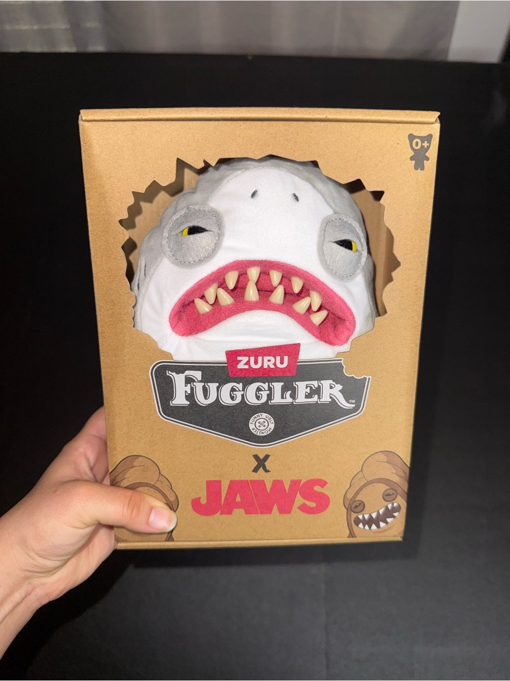 ZURU Fuggler x JAWS White and Gray Plush Novelty for Parties